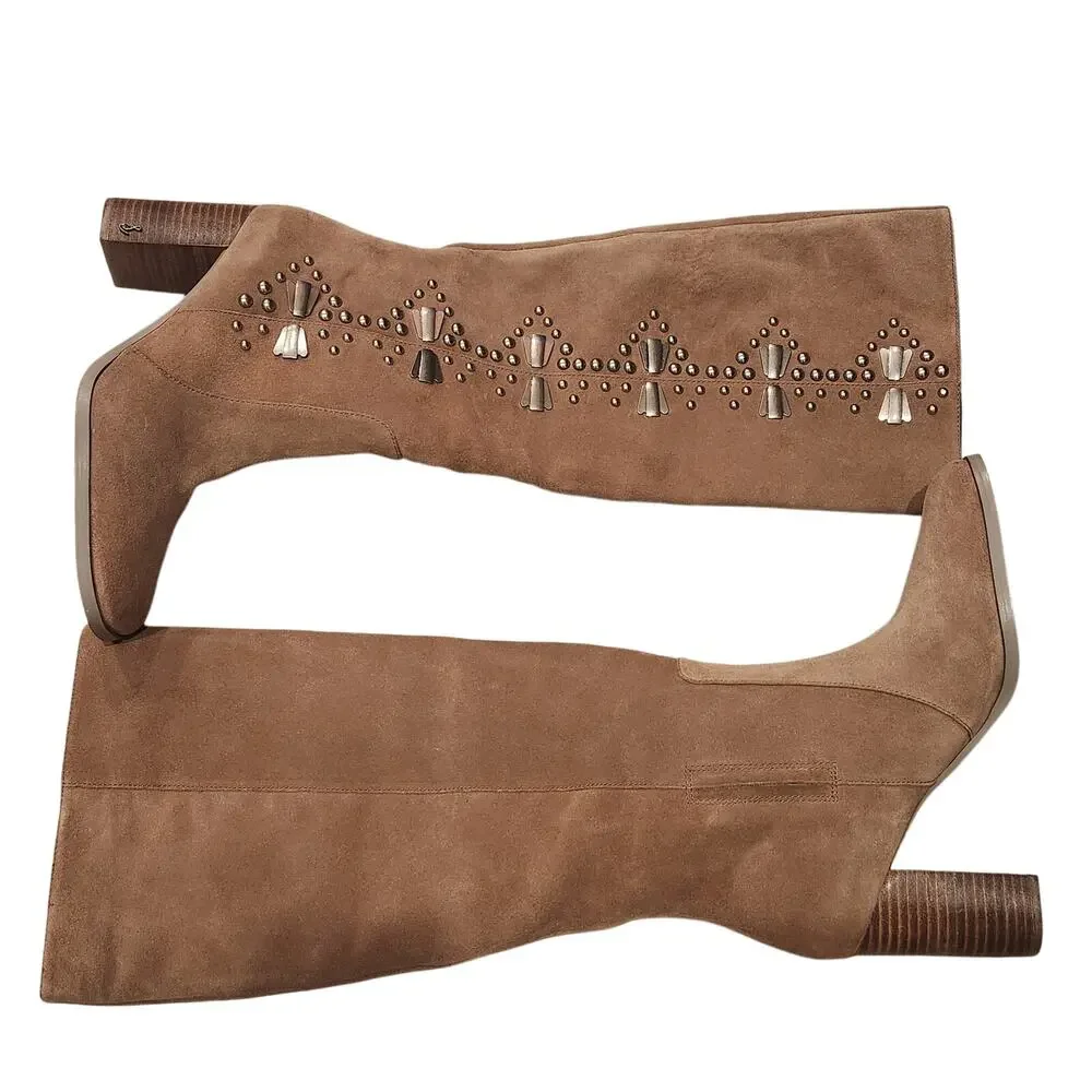 Sam Edelman Oma knee high tan boots size 9.5